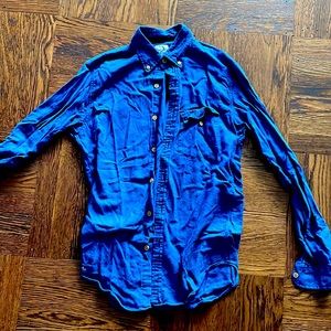 J crew XS Flannel button shirt